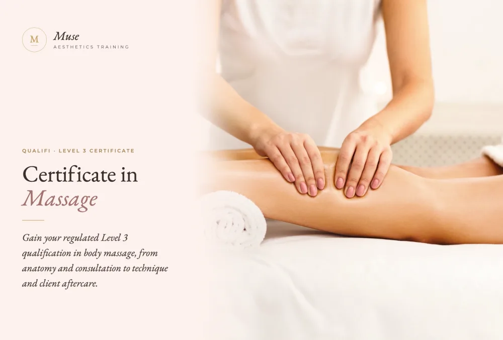 Level 3 Certificate in Massage