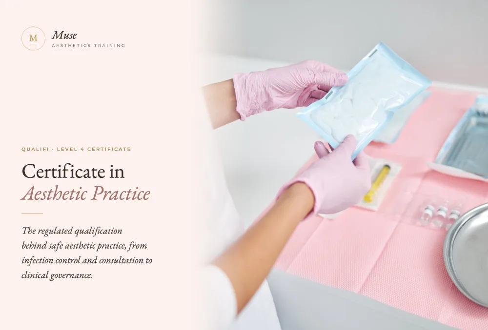 Level 4 Certificate in Aesthetic Practice