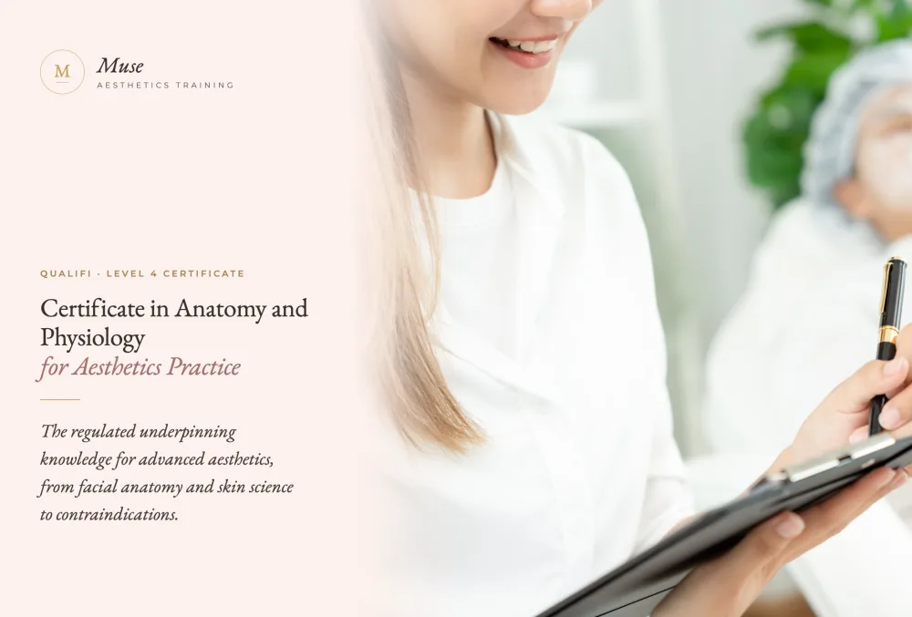 Level 4 Certificate in Anatomy and Physiology for Aesthetics Practice