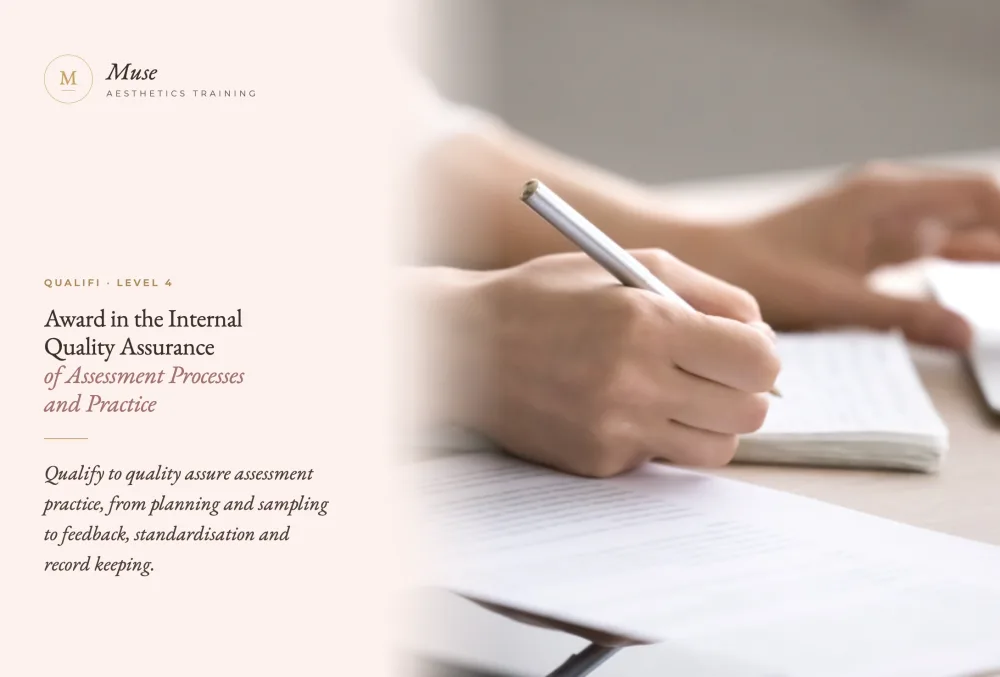 Level 4 Award in the Internal Quality Assurance of Assessment Processes and Practice