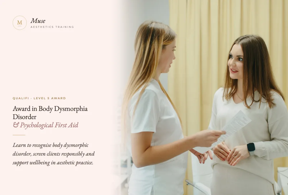 Level 5 Award in Body Dysmorphia Disorder and Psychological First Aid
