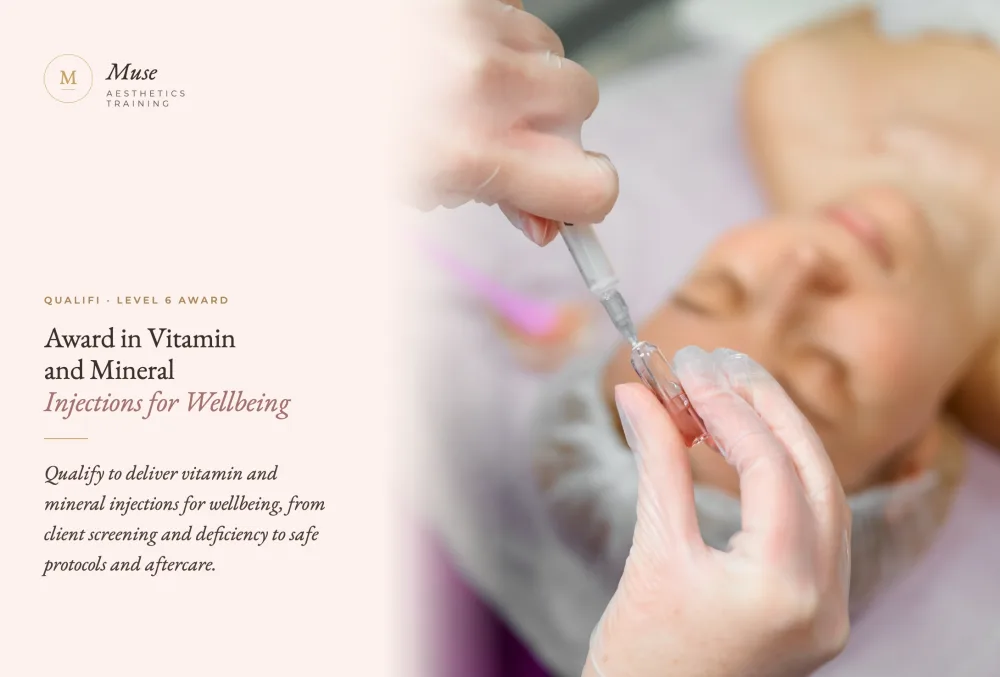 Level 6 Award in Vitamin and Mineral Injections for Wellbeing