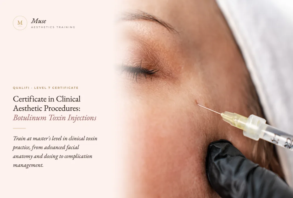 Level 7 Certificate in Clinical Aesthetic Procedures: Botulinum Toxin Injections