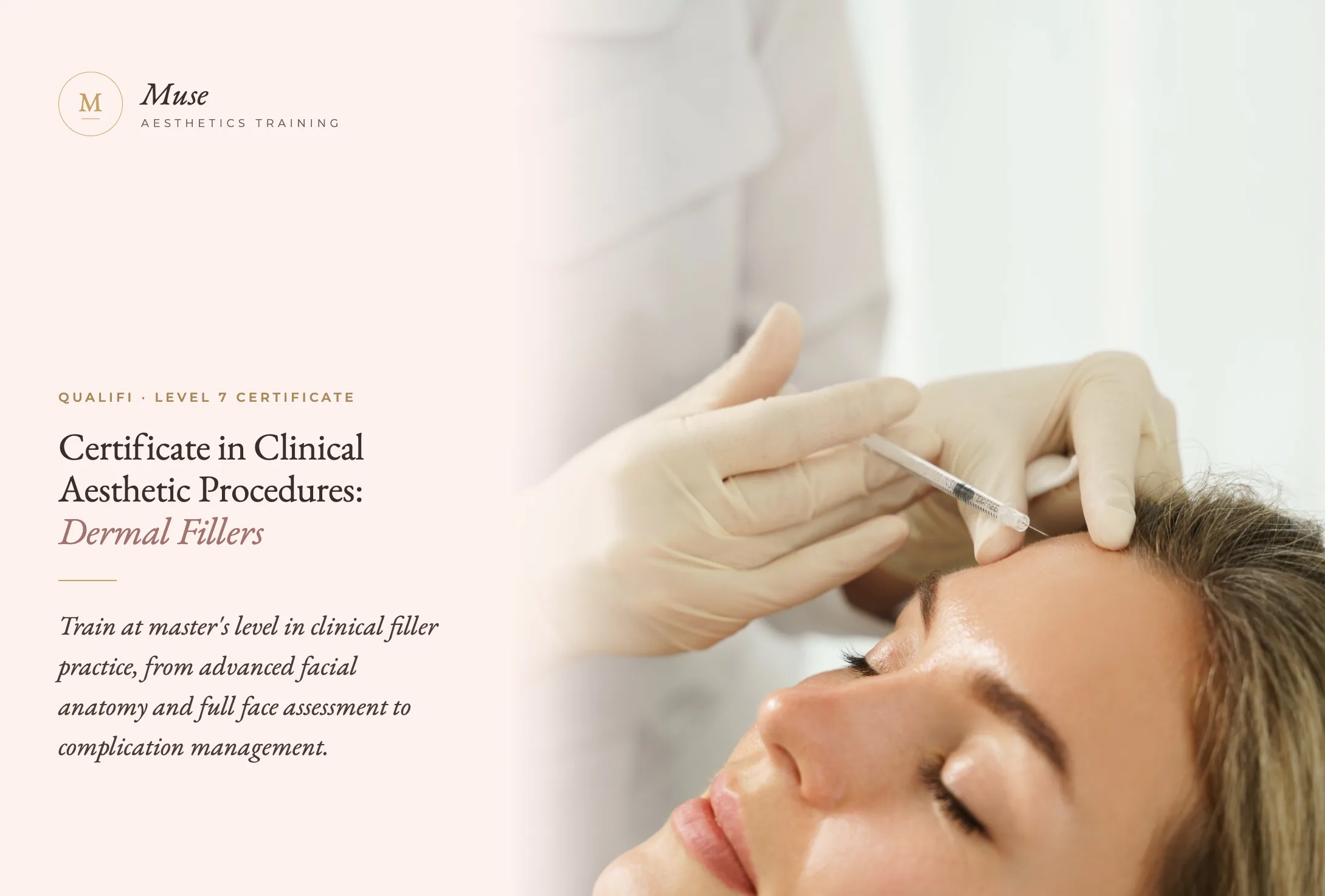 Level 7 Certificate in Clinical Aesthetic Procedures: Dermal Fillers